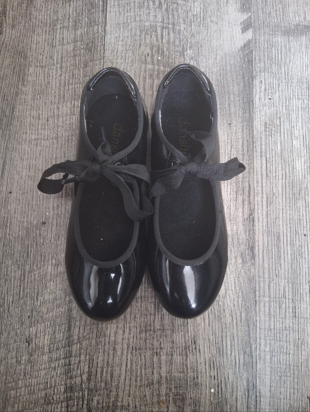 Girls tap shoes Danznmotion by Danshuz Style 611 Sz 1W  preloved